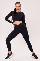 CROSSOVER SEAMLESS LIFT UP Női leggings - BioTechUSA Hungary