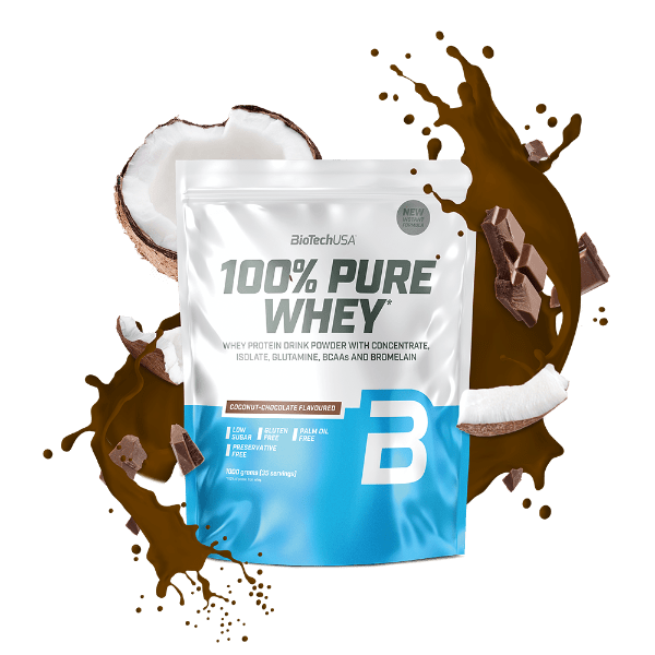 100% Pure Whey tejsavó fehérjepor - 1000 g