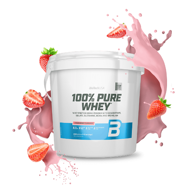 100% Pure Whey tejsavó fehérjepor - 4000 g