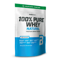 100% Pure Whey Natural tejsavófehérje - koncentrátum italpor - 454 g - BioTechUSA Hungary