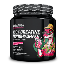 100% Creatine Monohydrate - 300 g Sárkánygyümölcs-licsi