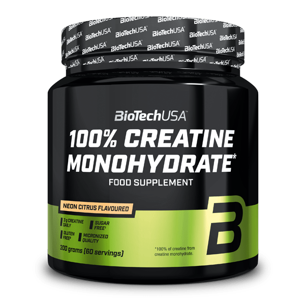 100% Creatine Monohydrate - 300 g ízesített