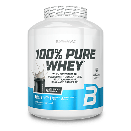 100% Pure Whey tejsavó fehérjepor - 2000 g - BioTechUSA Hungary