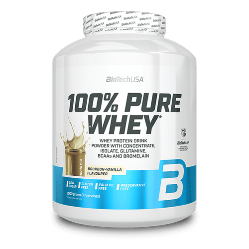 100% Pure Whey tejsavó fehérjepor - 2000 g - BioTechUSA Hungary