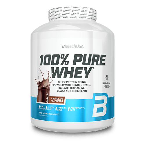 100% Pure Whey tejsavó fehérjepor - 2000 g - BioTechUSA Hungary