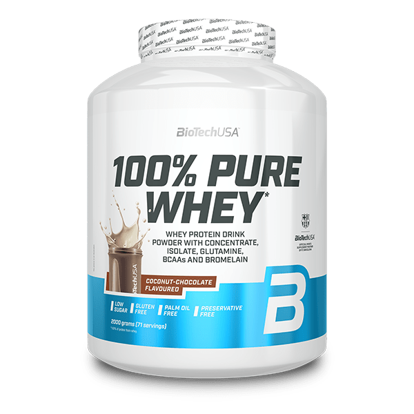 100% Pure Whey tejsavó fehérjepor - 2000 g