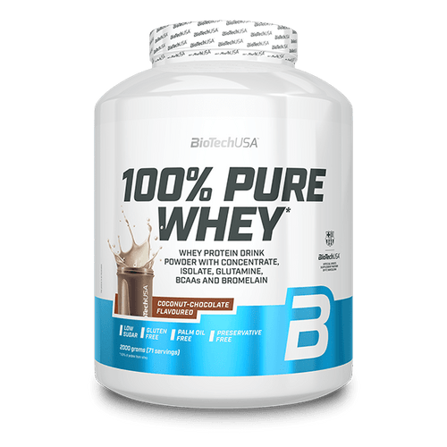 100% Pure Whey tejsavó fehérjepor - 2000 g - BioTechUSA Hungary
