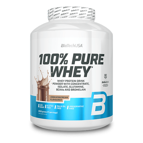 100% Pure Whey tejsavó fehérjepor - 2000 g - BioTechUSA Hungary
