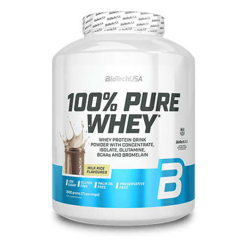 100% Pure Whey tejsavó fehérjepor - 2000 g - BioTechUSA Hungary