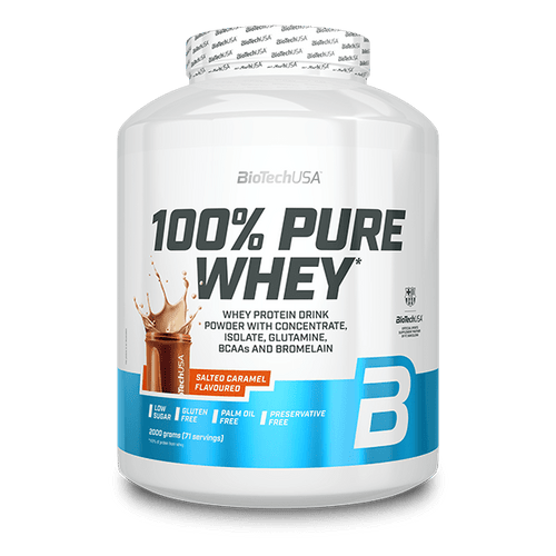 100% Pure Whey tejsavó fehérjepor - 2000 g - BioTechUSA Hungary