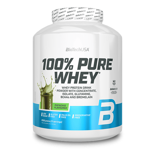 100% Pure Whey tejsavó fehérjepor - 2000 g - BioTechUSA Hungary