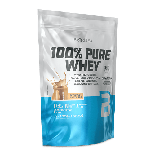 100% Pure Whey tejsavó fehérjepor - 400 g - BioTechUSA Hungary