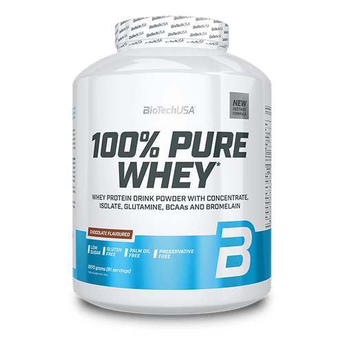 100% Pure Whey tejsavó fehérjepor - 2270 g - BioTechUSA Hungary