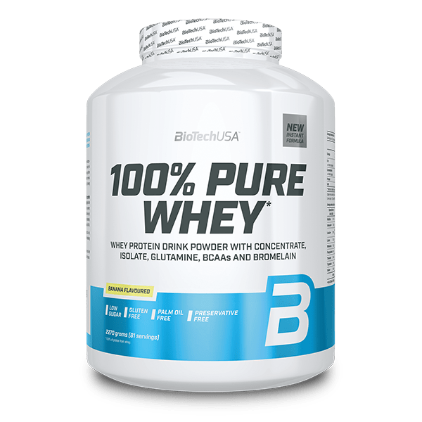 100% Pure Whey tejsavó fehérjepor - 2270 g