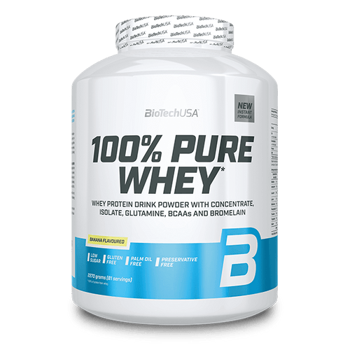 100% Pure Whey tejsavó fehérjepor - 2270 g - BioTechUSA Hungary