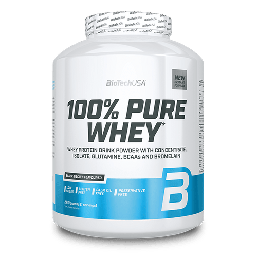 100% Pure Whey tejsavó fehérjepor - 2270 g - BioTechUSA Hungary