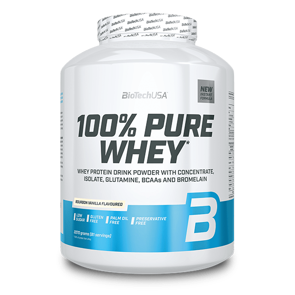 100% Pure Whey tejsavó fehérjepor - 2270 g