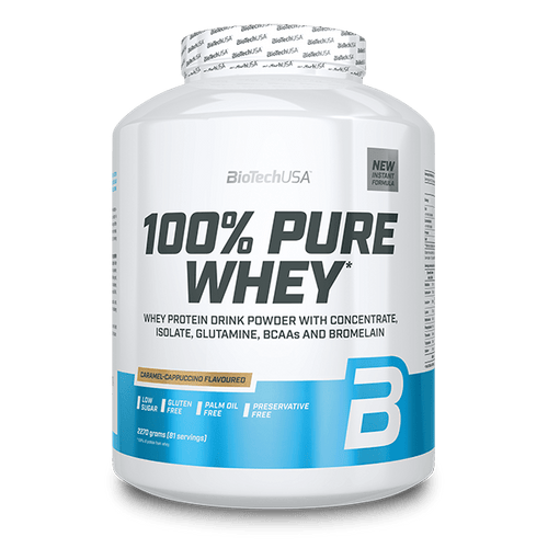 100% Pure Whey tejsavó fehérjepor - 2270 g - BioTechUSA Hungary