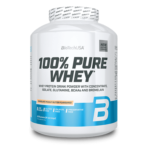 100% Pure Whey tejsavó fehérjepor - 2270 g - BioTechUSA Hungary