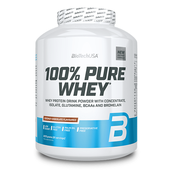 100% Pure Whey tejsavó fehérjepor - 2270 g