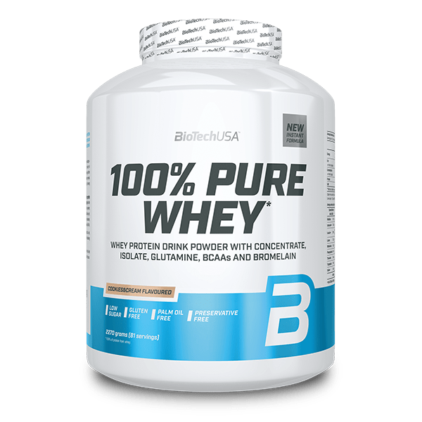 100% Pure Whey tejsavó fehérjepor - 2270 g