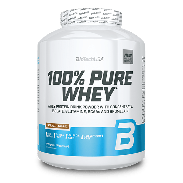 100% Pure Whey tejsavó fehérjepor - 2270 g