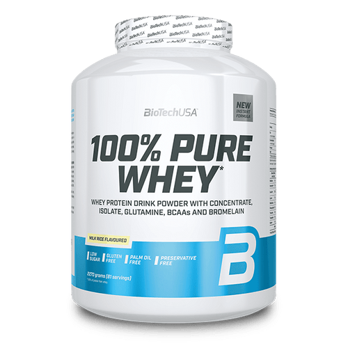 100% Pure Whey tejsavó fehérjepor - 2270 g - BioTechUSA Hungary