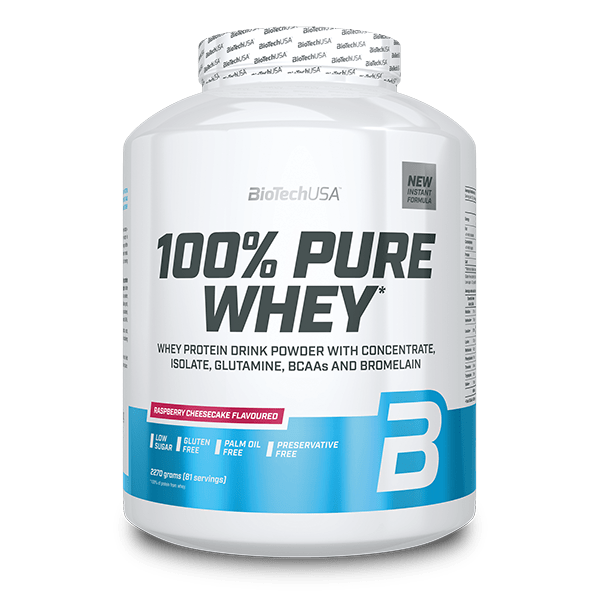 100% Pure Whey tejsavó fehérjepor - 2270 g