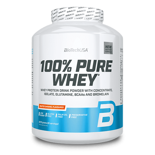 100% Pure Whey tejsavó fehérjepor - 2270 g - BioTechUSA Hungary