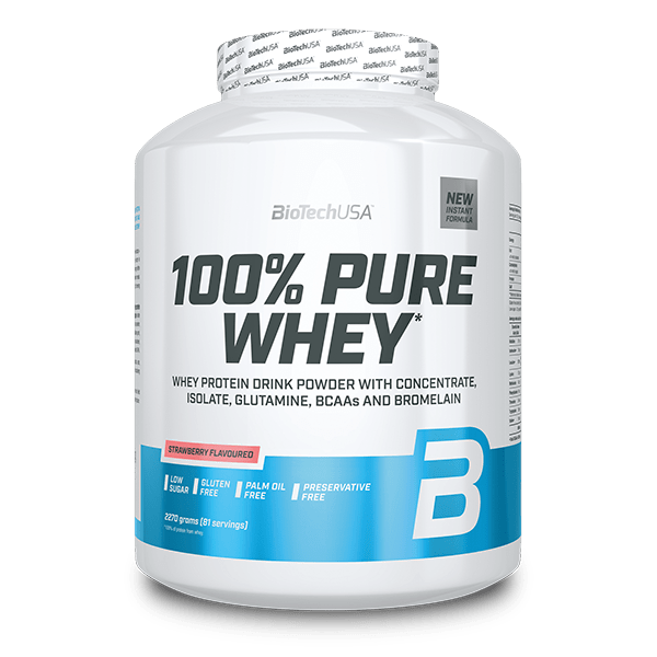 100% Pure Whey tejsavó fehérjepor - 2270 g