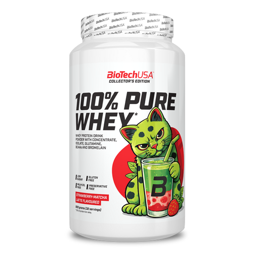 100% Pure Whey - 900 g Strawberry-matcha latte (limitált kiadás)