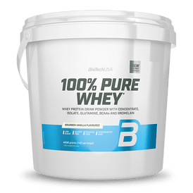 100% Pure Whey tejsavó fehérjepor - 4000 g - BioTechUSA Hungary