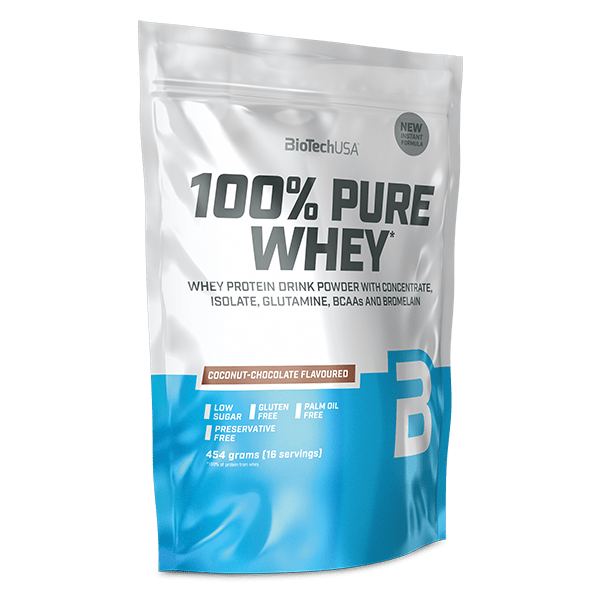 100% Pure Whey tejsavó fehérjepor - 454 g