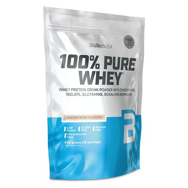 100% Pure Whey tejsavó fehérjepor - 454 g
