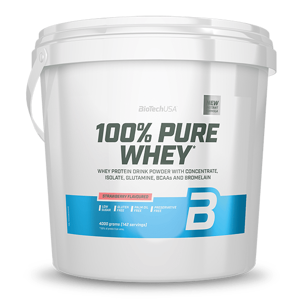 100% Pure Whey tejsavó fehérjepor - 4000 g
