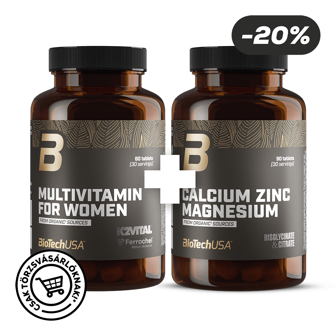 Multivitamin For Women + Calcium Zinc Magnesium from organic sources