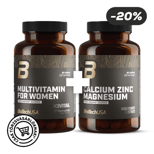 Multivitamin For Women + Calcium Zinc Magnesium from organic sources