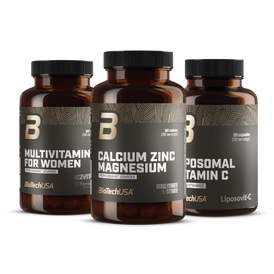Multivitamin For Women + Calcium Zinc Magnesium + Liposomal Vitamin C from organic sources - BioTechUSA Hungary