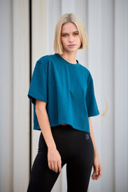 Heavyweight Oversized női cropped póló - BioTechUSA Hungary