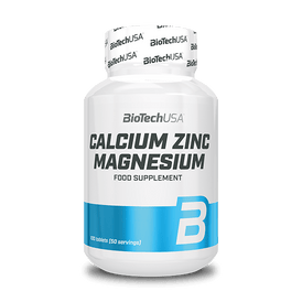 Calcium Zinc Magnesium - 100 tabletta - BioTechUSA Hungary