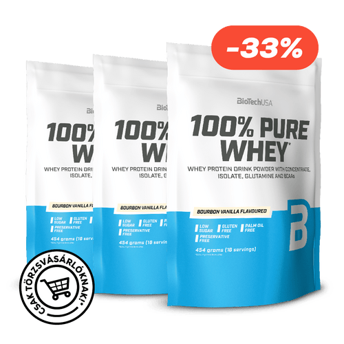 100% Pure Whey 454g 2+1