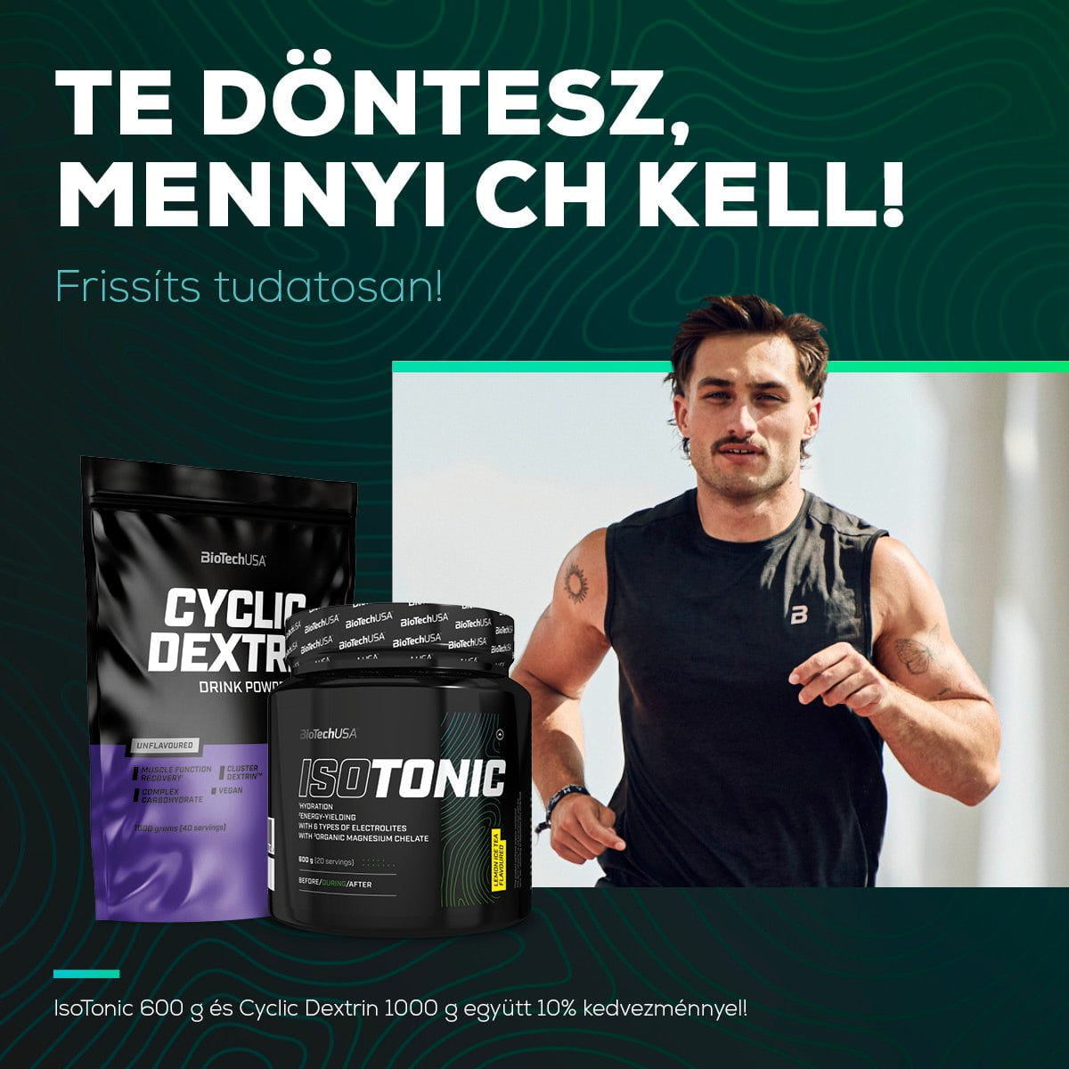 IsoTonic 600 g és Cyclic Dextrin együtt 10% kedvezménnyel