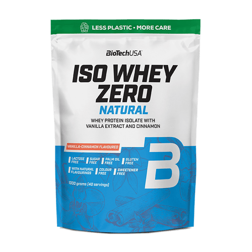 Iso Whey Zero Natural tejsavófehérje-izolátum alapú italpor - 1000 g