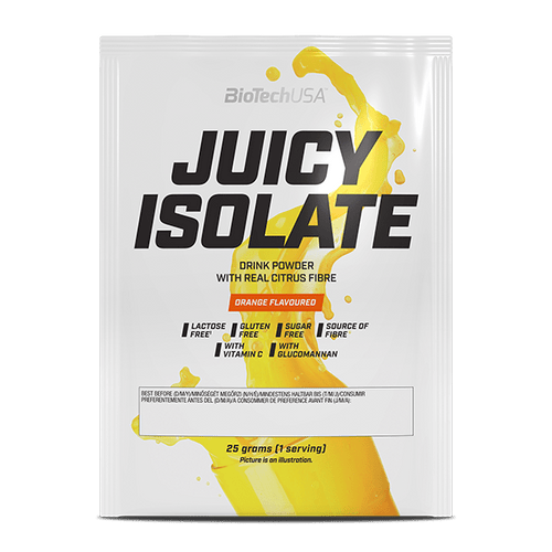 Juicy Isolate fehérjeitalpor narancs - 25 g