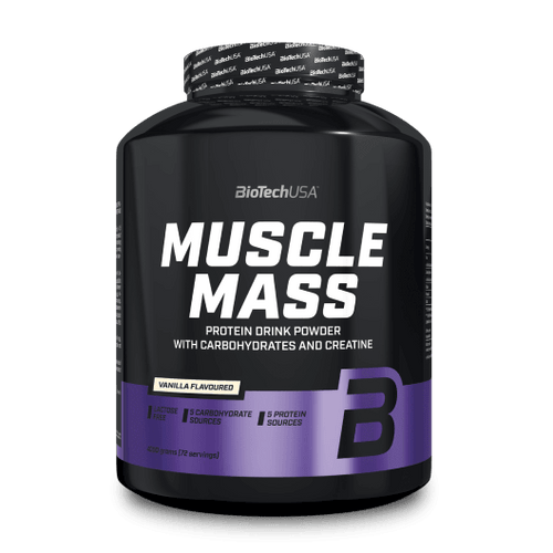 Muscle Mass szénhidrát- és fehérjetartalmú italpor - 4000 g - BioTechUSA Hungary