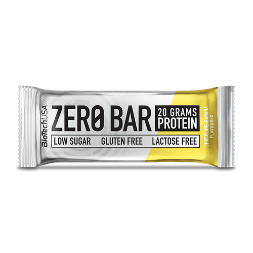 Ne csalj, válaszd a Zero Bar fehérjeszeletet 9-féle ízben! 20 g fehérjével szénhidrátcsökkentett diétád ideális kiegészítője.