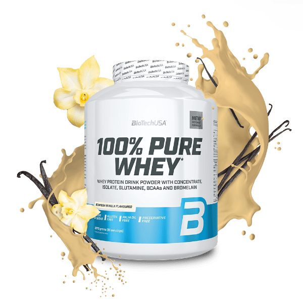 100% Pure Whey tejsavó fehérjepor - 2270 g