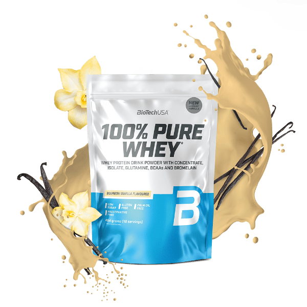 100% Pure Whey tejsavó fehérjepor - 454 g