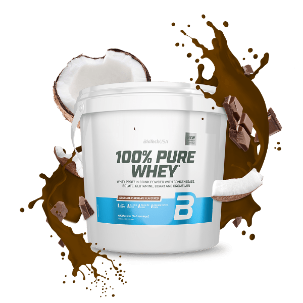 100% Pure Whey tejsavó fehérjepor - 4000 g