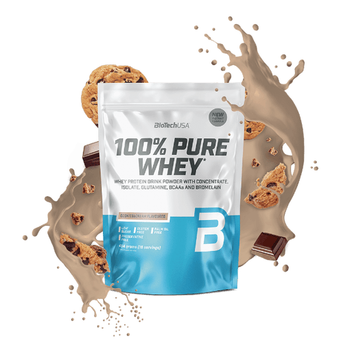 BioTechUSA 100% Pure Whey tejsavó fehérjepor - 454 g